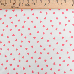 Sweat Imprimé Coeurs Rouges Envers Doudou - Maison Klem