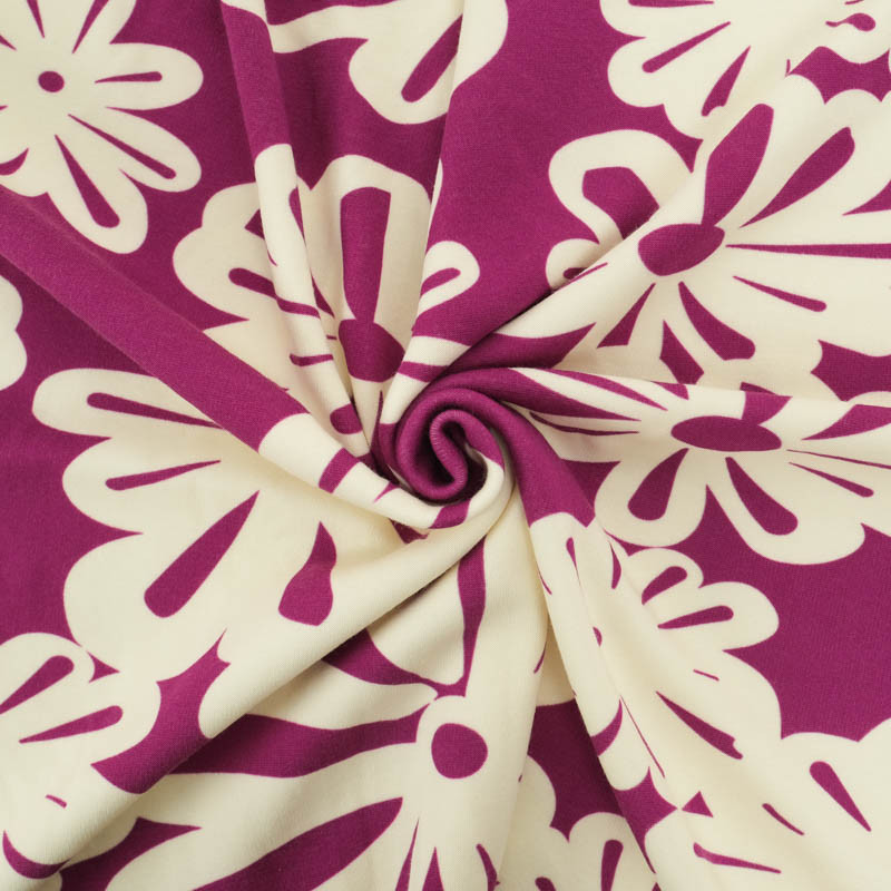 Sweat Imprimé Prune Margarita Envers Doudou - Maison Klem