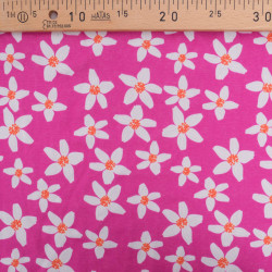 Sweat Imprimé Flower Rose Indien Envers Doudou - Maison Klem