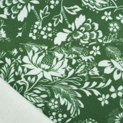 Sweat Imprimé Roma Vert Envers Doudou - Maison Klem