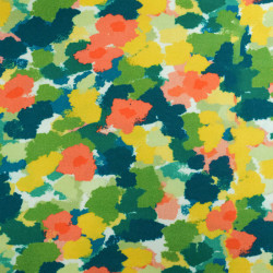 Sweat Imprimé Tommy Jaune et Bleu Envers Doudou - Maison Klem