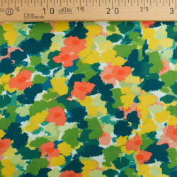 Sweat Imprimé Tommy Jaune et Bleu Envers Doudou - Maison Klem