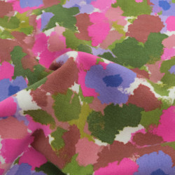 Sweat Imprimé Tommy Vert Et Mauve Envers Doudou - Maison Klem