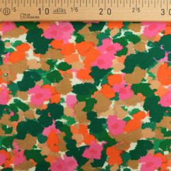 Sweat Imprimé Orange Et Vert Envers Doudou - Maison Klem