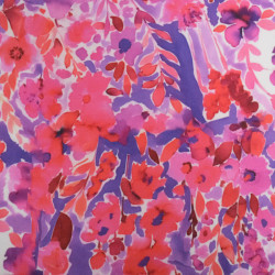 Sweat Imprimé Clélia Mauve Et Rose Envers Doudou - Maison Klem