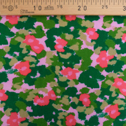 Sweat Imprimé Maggie Rose Et Vert Envers Doudou - Maison Klem