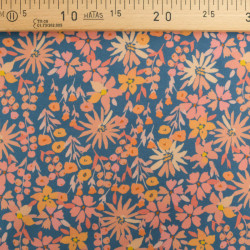 Sweat Imprimé Paula Bleu et Rose Envers Doudou - Maison Klem