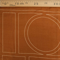 Viscose Texturée Ethnia Sienne - Maison Klem