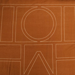 Viscose Texturée Ethnia Sienne - Maison Klem