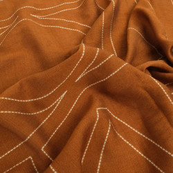Viscose Texturée Ethnia Sienne - Maison Klem