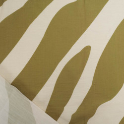 Viscose Texturée Minsa Vert Kaki - Maison Klem