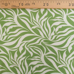 Viscose Texturée Lyra Vert Prairie - Maison Klem