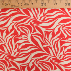 Viscose Texturée Lyra Cerise - Maison Klem