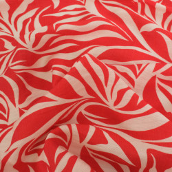 Viscose Texturée Lyra Cerise - Maison Klem