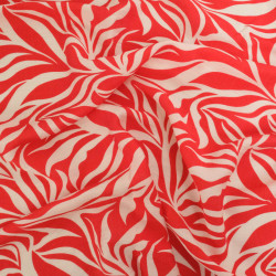 Viscose Texturée Lyra Cerise - Maison Klem