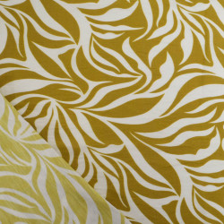 Viscose Texturée Lyra Olive - Maison Klem