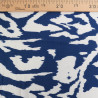 Viscose Texturée Zella Bleu - Maison Klem