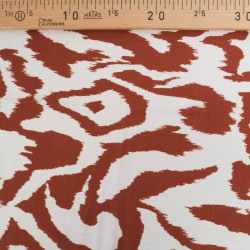 Viscose Texturée Zella Terracotta - Maison Klem