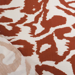 Viscose Texturée Zella Terracotta - Maison Klem