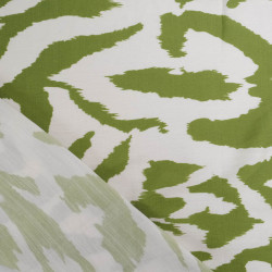 Viscose Texturée Zella Vert Prairie - Maison Klem