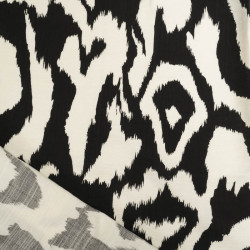 Viscose Texturée Zella Noir - Maison Klem