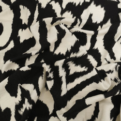 Viscose Texturée Zella Noir - Maison Klem