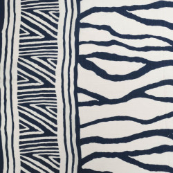 Viscose Texturée Nairobi Marine - Maison Klem