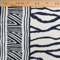 Viscose Texturée Nairobi Marine - Maison Klem