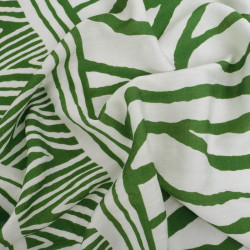 Viscose Texturée Nairobi Vert Prairie - Maison Klem