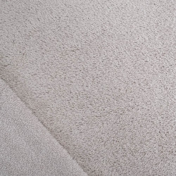 Silver run-resistant cotton terry fabric- Maison Klem