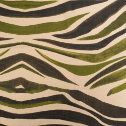 Viscose Texturée Tanzania Vert Kaki - Maison Klem