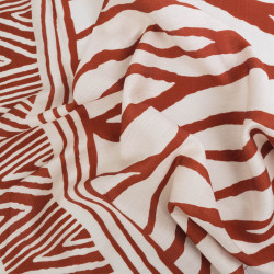 Viscose Texturée Nairobi Terracotta - Maison Klem