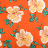 Viscose Orange Hibiscus Flower - Maison Klem