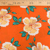 Viscose Orange Hibiscus Flower - Maison Klem