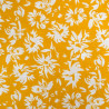 Viscose Moutarde Motif Floral - Maison Klem