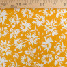 Viscose Moutarde Motif Floral - Maison Klem