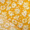 Viscose Moutarde Motif Floral - Maison Klem