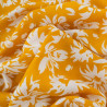 Viscose Moutarde Motif Floral - Maison Klem