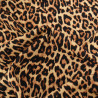 Viscose Imprimé Léopard Fond Camel - Maison Klem