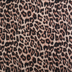 Viscose Imprimé Léopard Fond Clair - Maison Klem