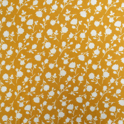 Viscose Flower Safran - Maison Klem