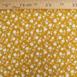 Viscose Flower Safran - Maison Klem