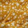 Viscose Flower Safran - Maison Klem