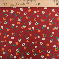 Viscose Romance Bordeaux - Maison Klem