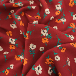 Viscose Romance Bordeaux - Maison Klem