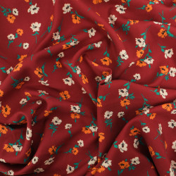 Viscose Romance Bordeaux - Maison Klem