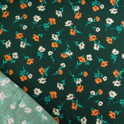Viscose Romance Vert Sapin - Maison Klem