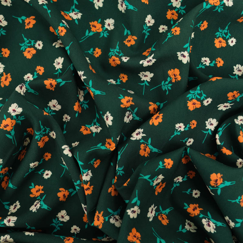 Viscose Romance Vert Sapin - Maison Klem