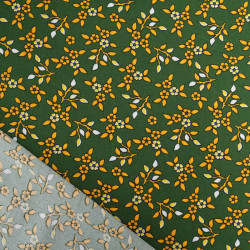 Viscose Poésie Vert Forêt - Maison Klem