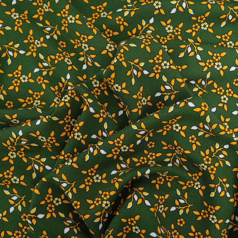 Viscose Poésie Vert Forêt - Maison Klem